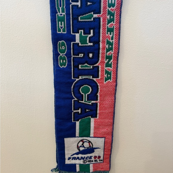 South Africa retro vintage scarf France 98 in good used condition - Picture 3 of 5